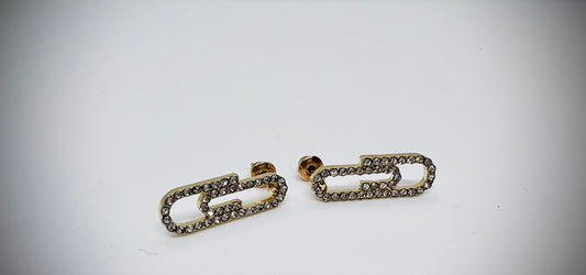 Paperclip earrings