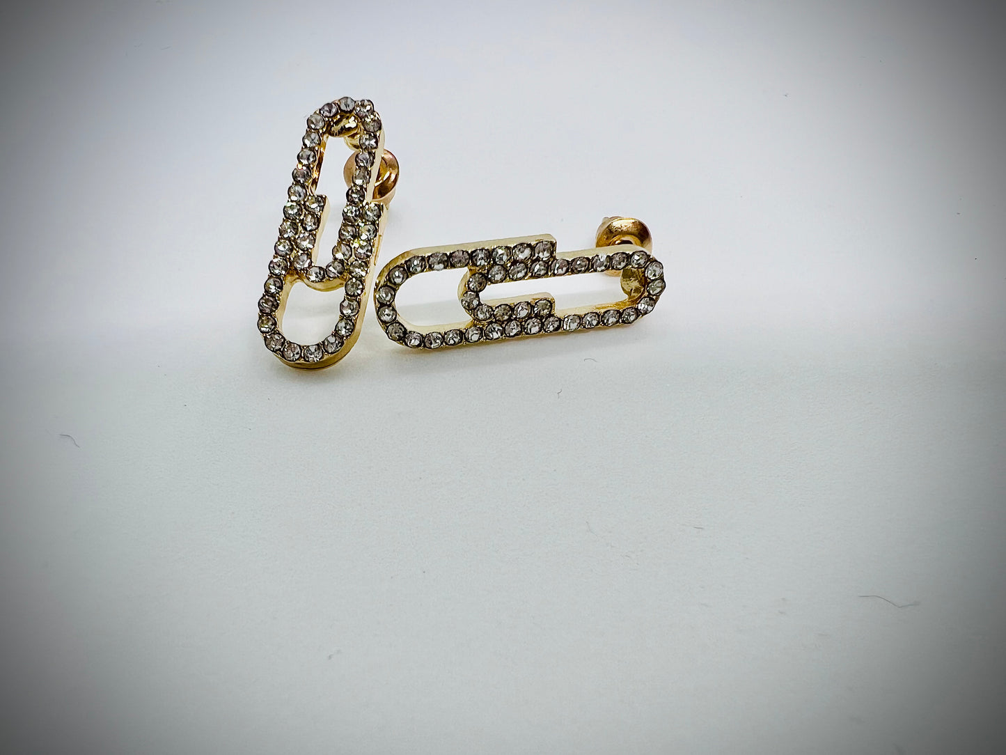 Paperclip earrings