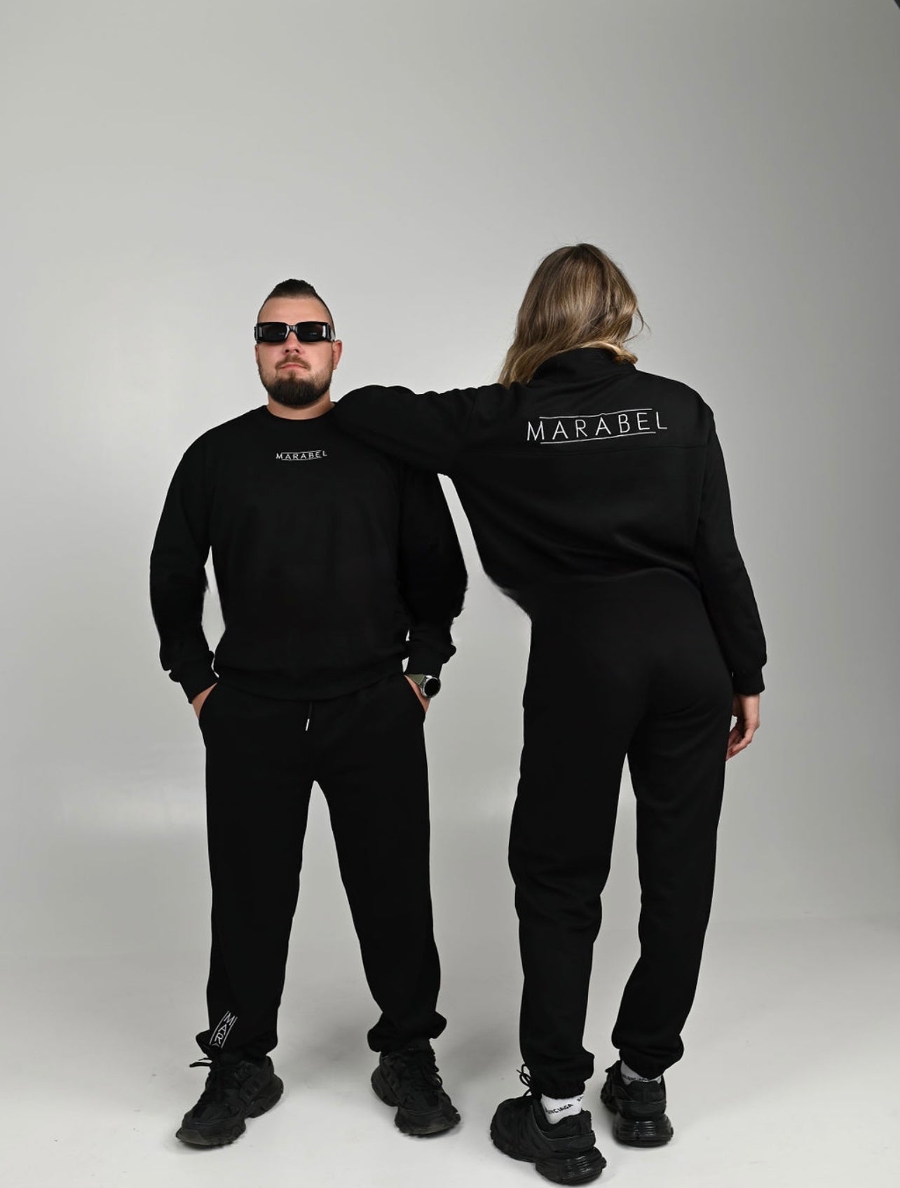 Black "Marabel" tracksuit