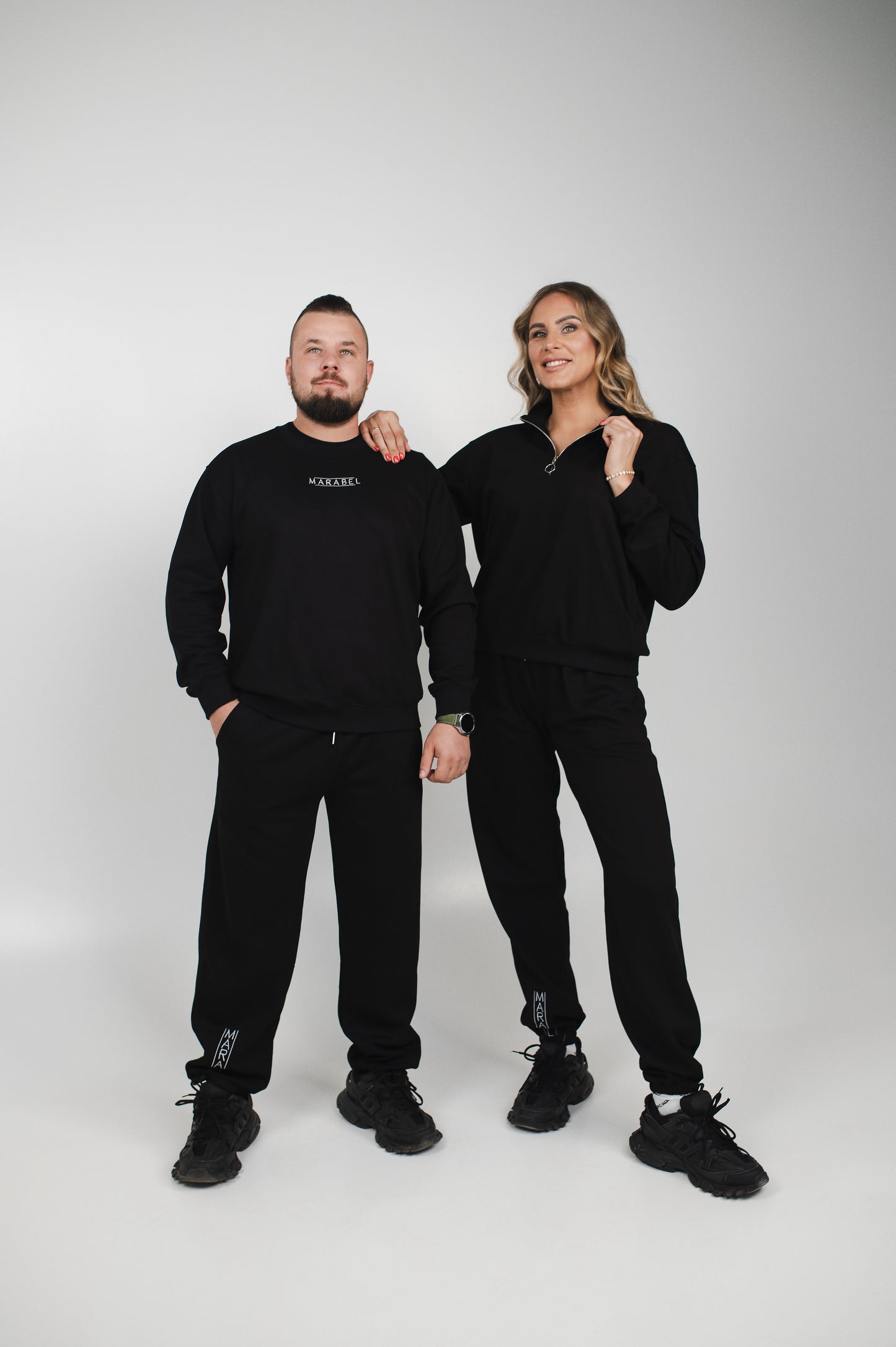 Black "Marabel" tracksuit