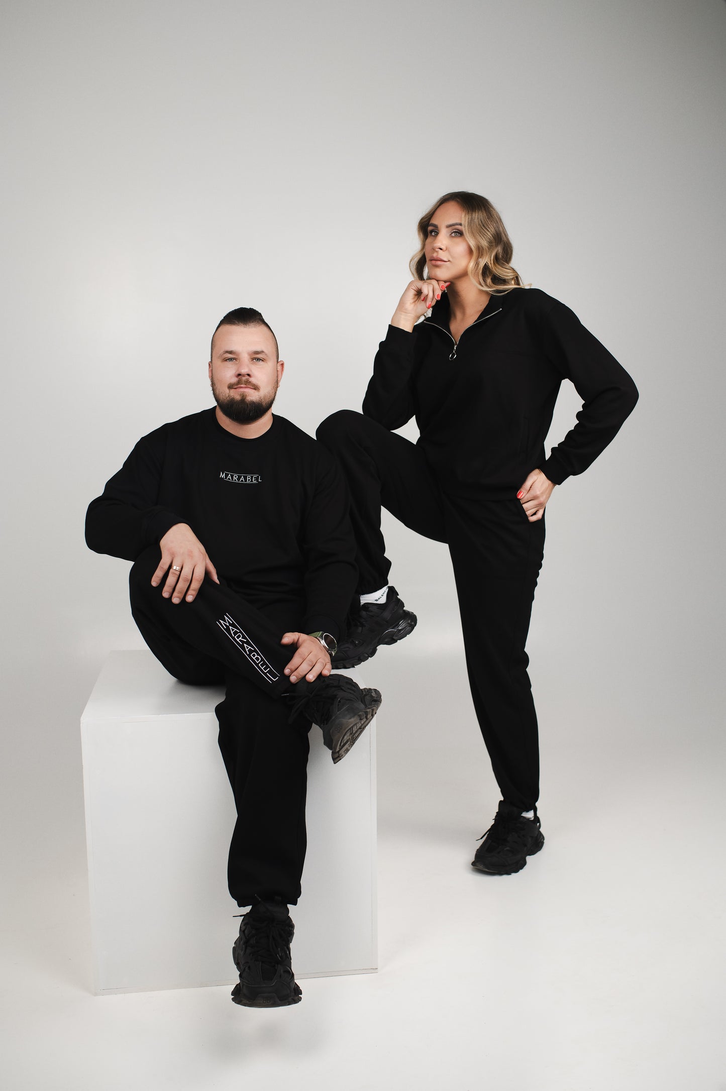 Black "Marabel" tracksuit