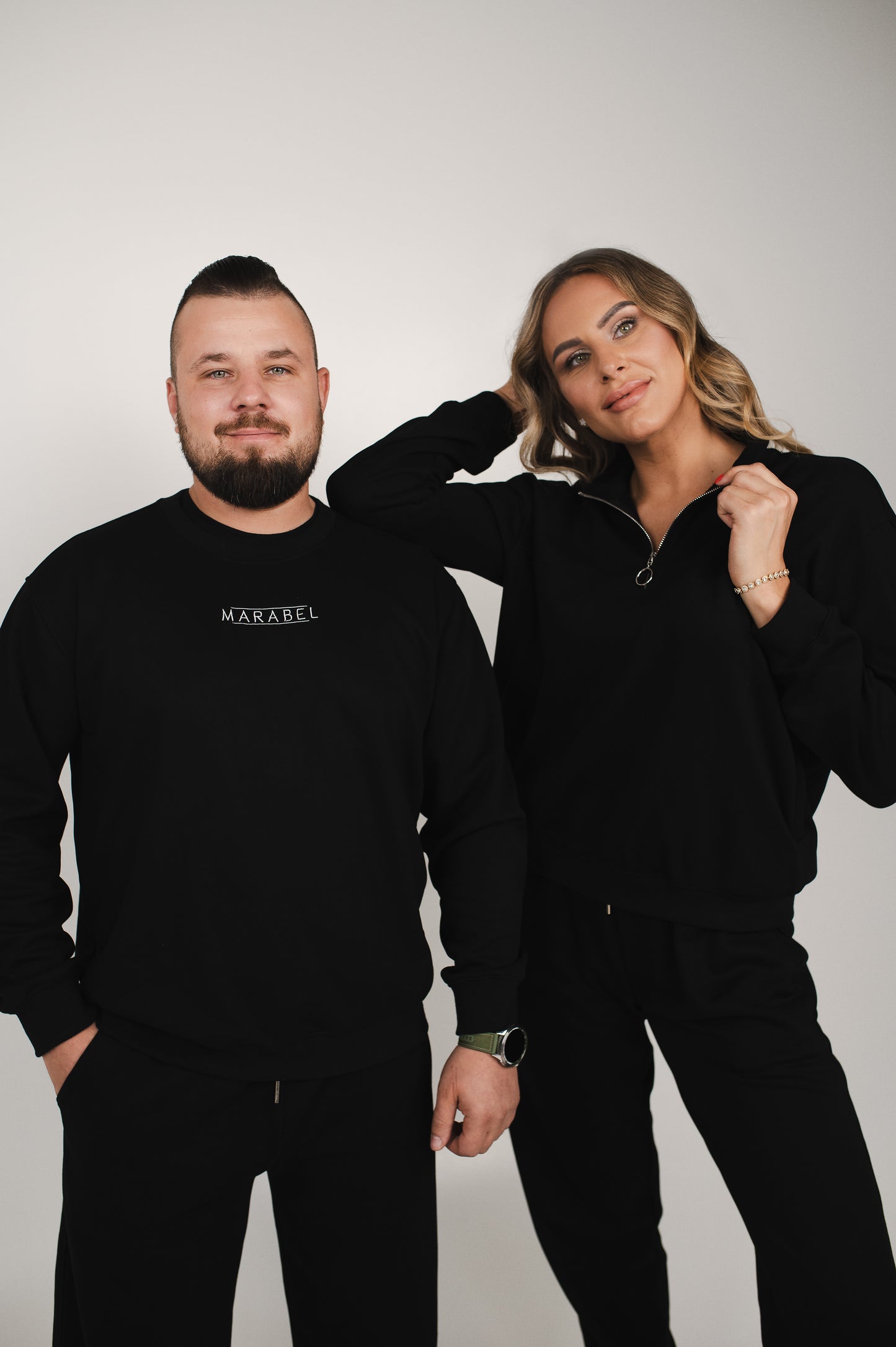 Black "Marabel" tracksuit