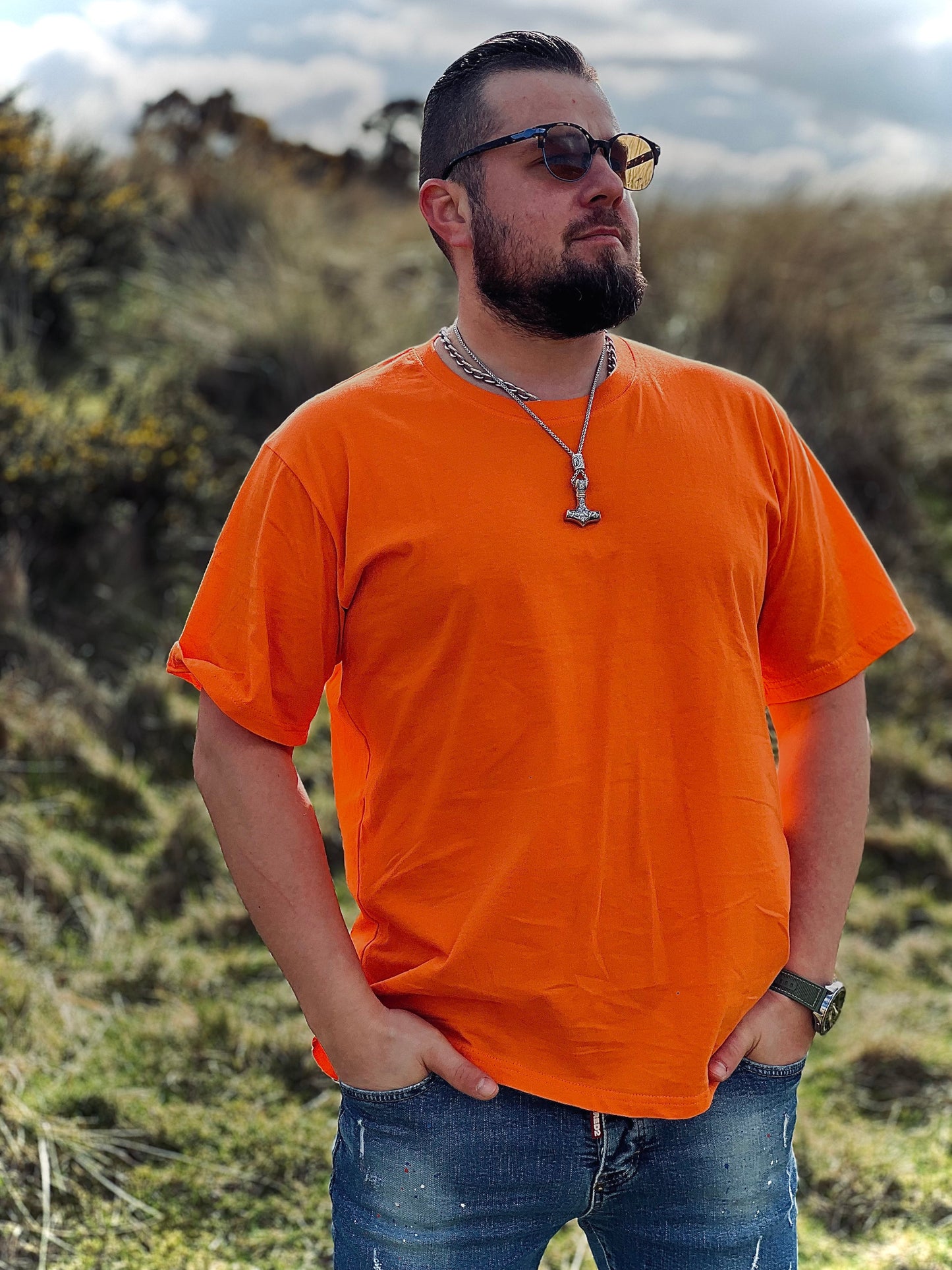 "Fearless" back logo t-shirt