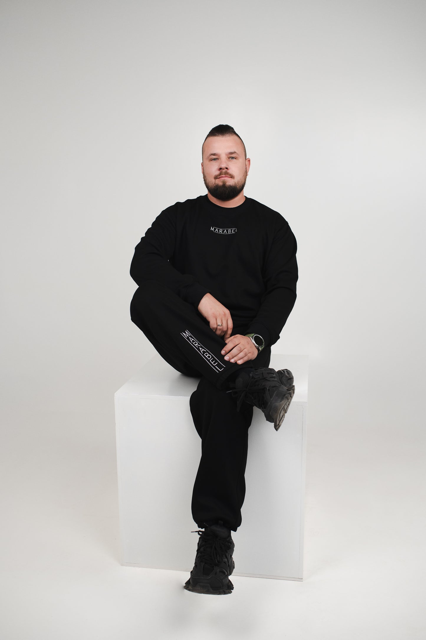 Black "Marabel" tracksuit