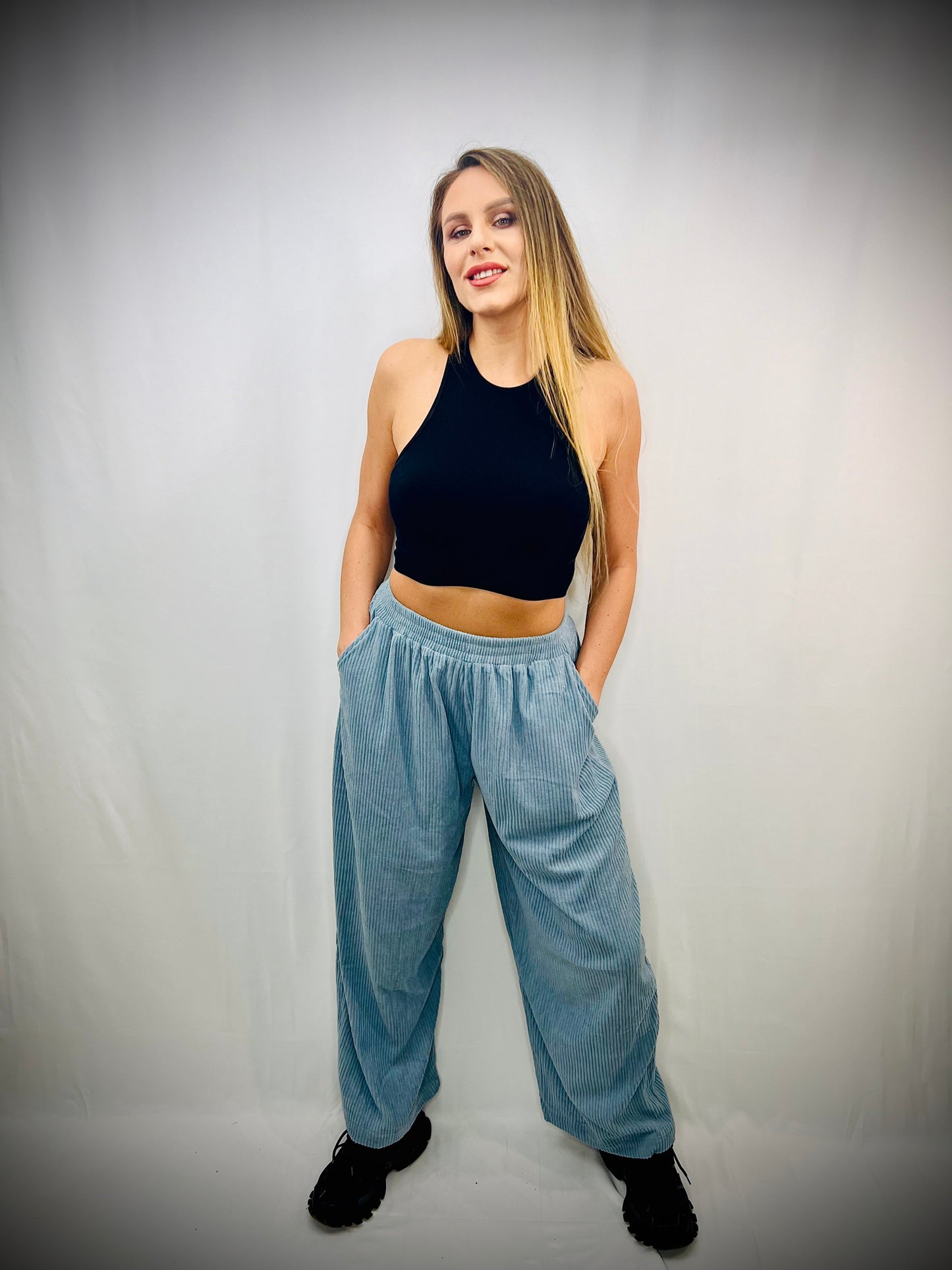 Wide leg joggers