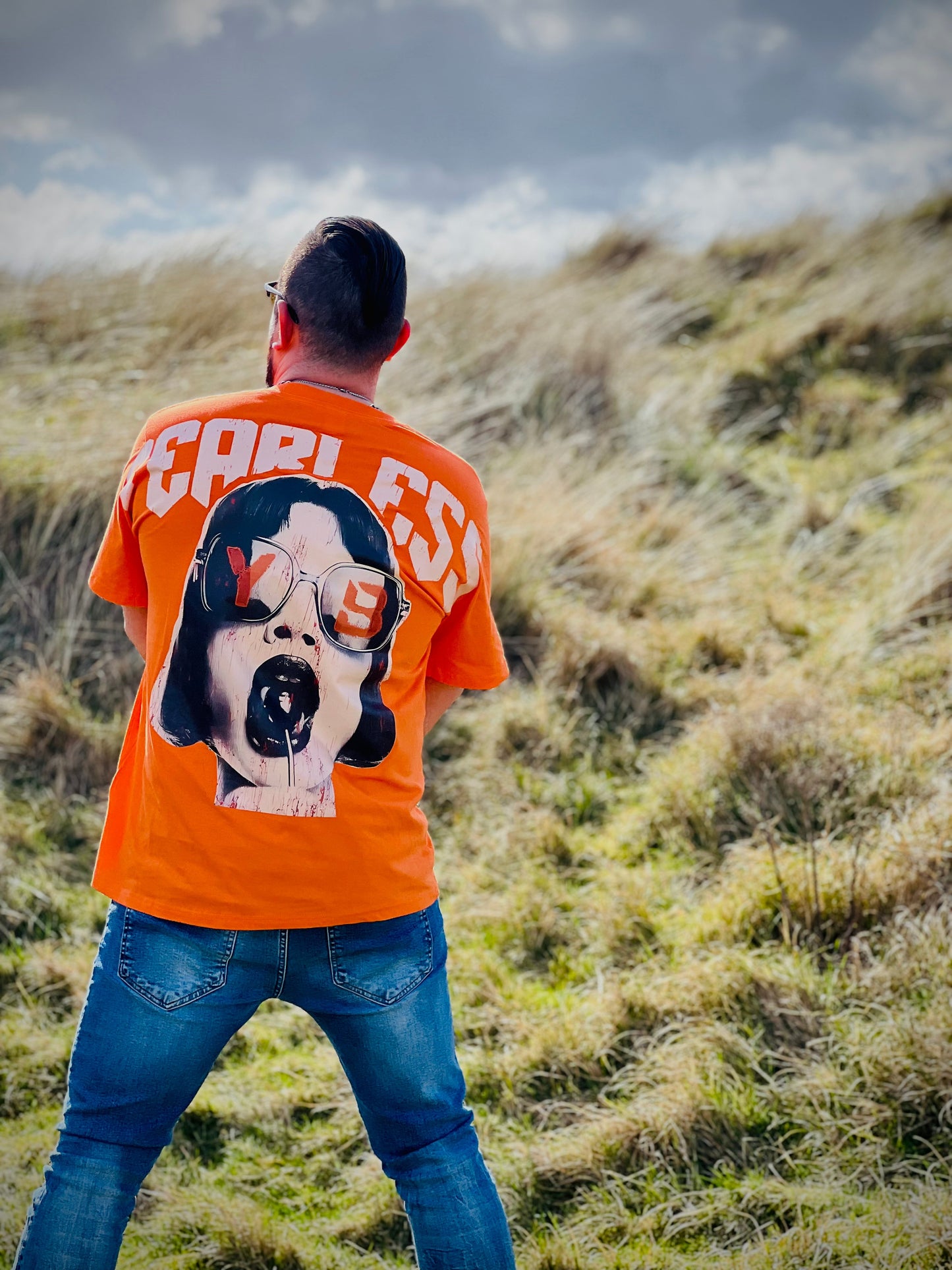 "Fearless" back logo t-shirt