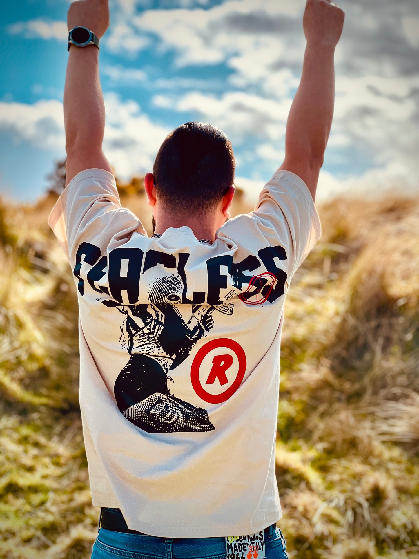 "Fearless" back logo t-shirt