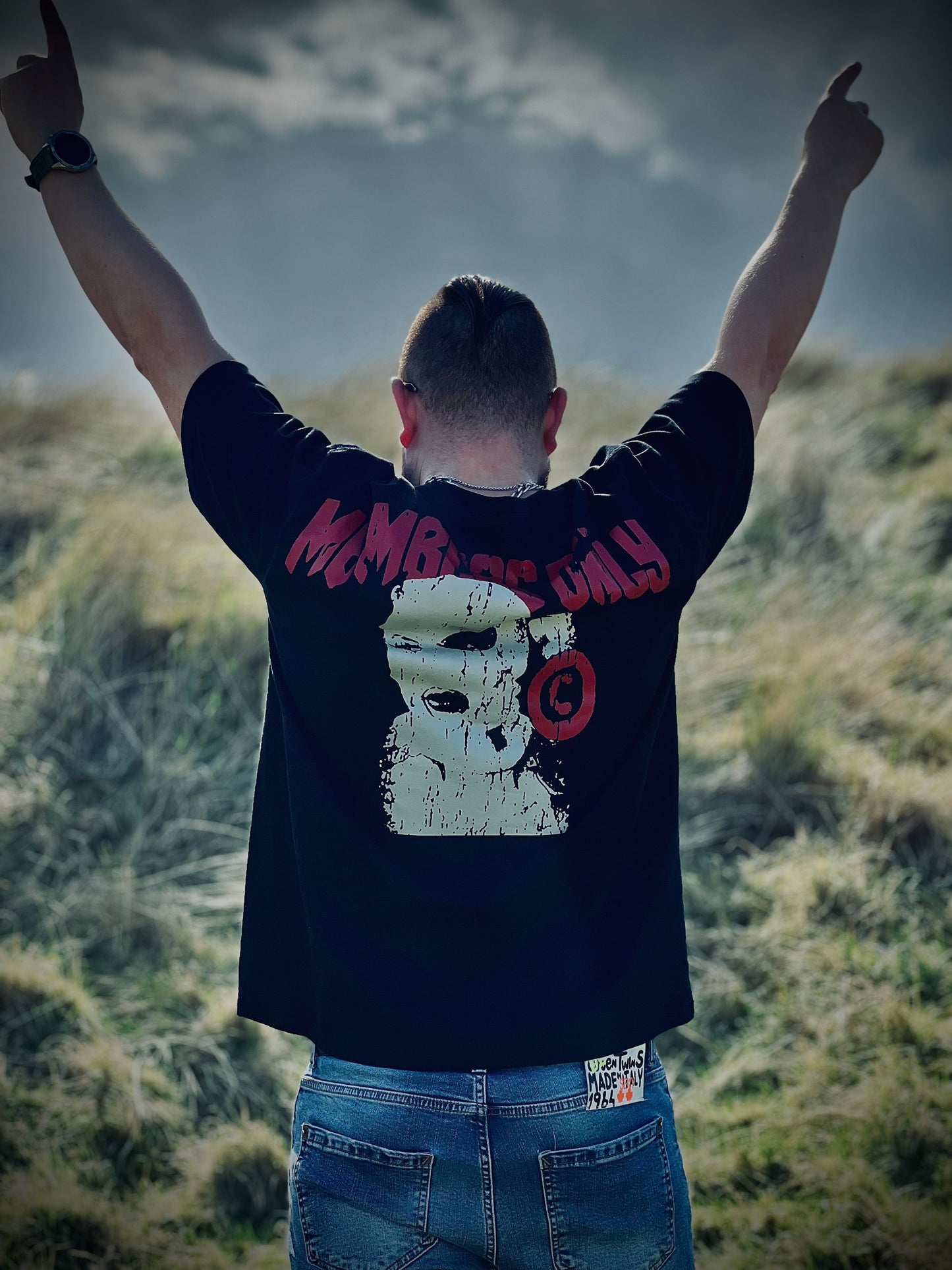 "Members only" back logo t-shirt