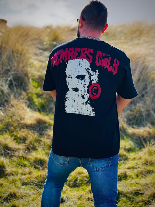 "Members only" back logo t-shirt